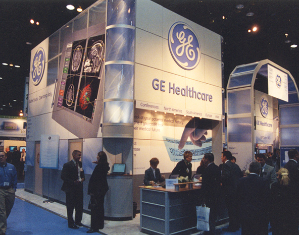 Info booth photo during show